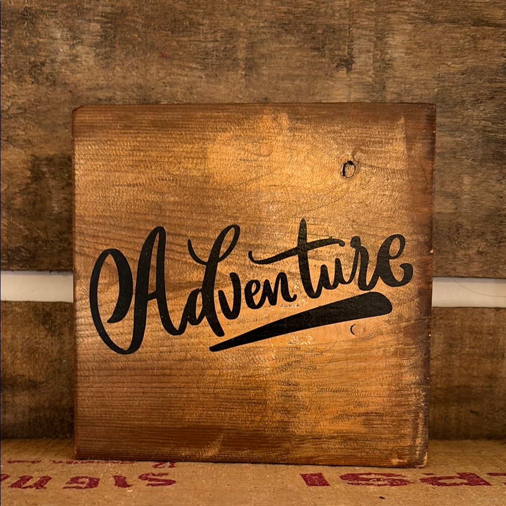 Adventure Wooden Wall Art